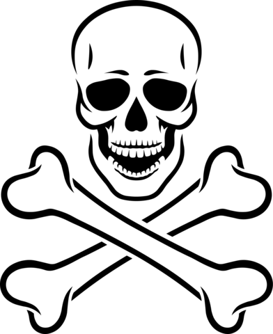 Jolly Roger Coloring Page